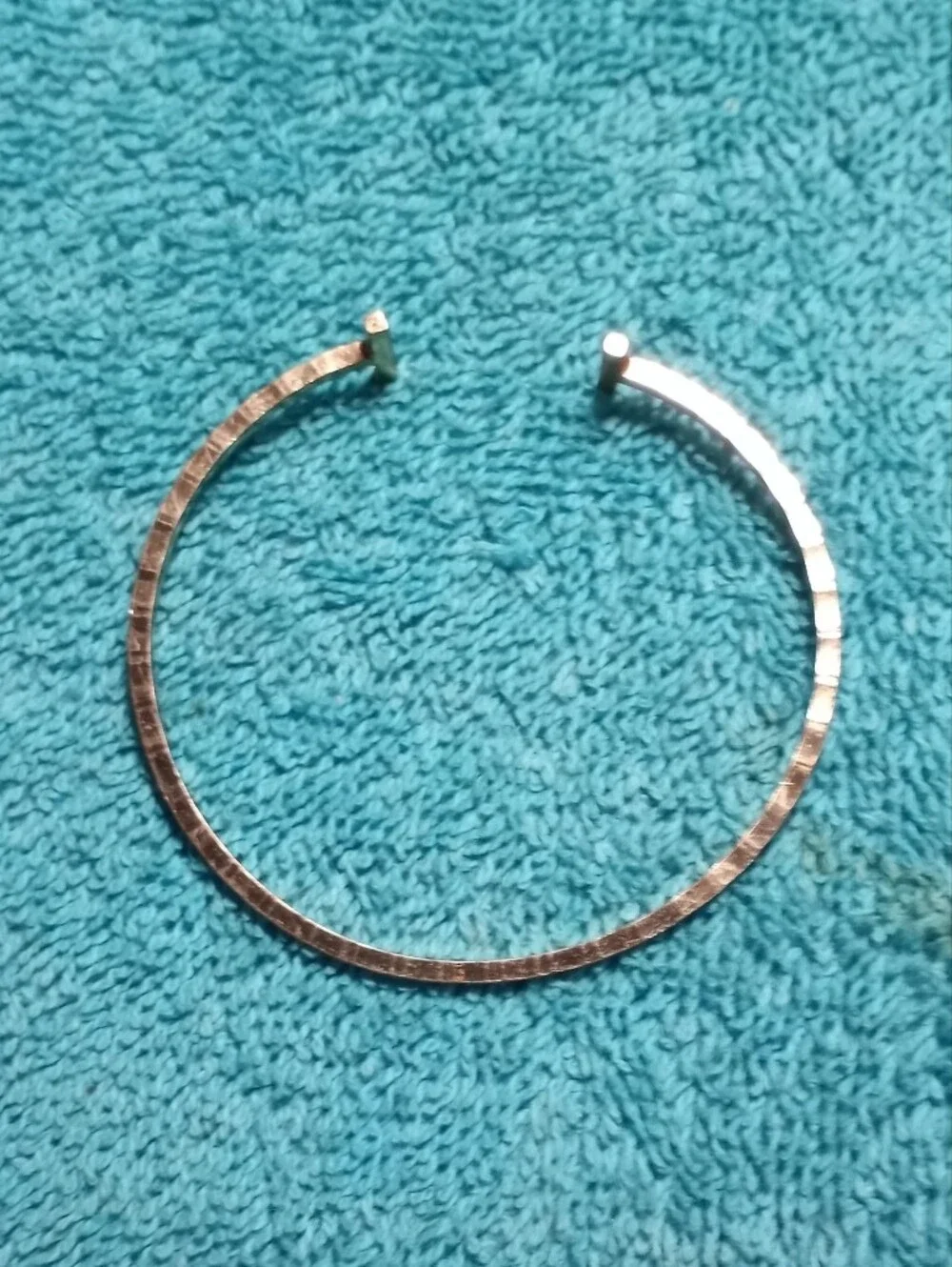 Minimalist Goldtone Open Cuff T Bracelet - Women's Accessories